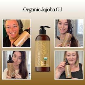 Maple Holistics Organic Jojoba Oil 16 Fl Oz back view