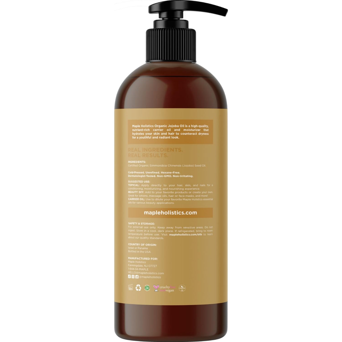 Maple Holistics Organic Jojoba Oil 16 Fl Oz in a DIY beauty project