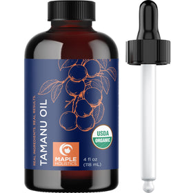 Maple Holistics Organic Tamanu Oil 4 Fl Oz front view