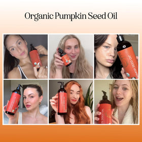 Maple Holistics Pumpkin Seed Oil 16oz back view