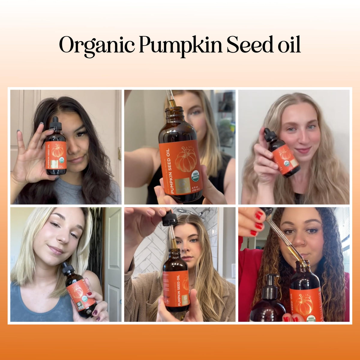 Maple Holistics Pumpkin Seed Oil 4oz back view