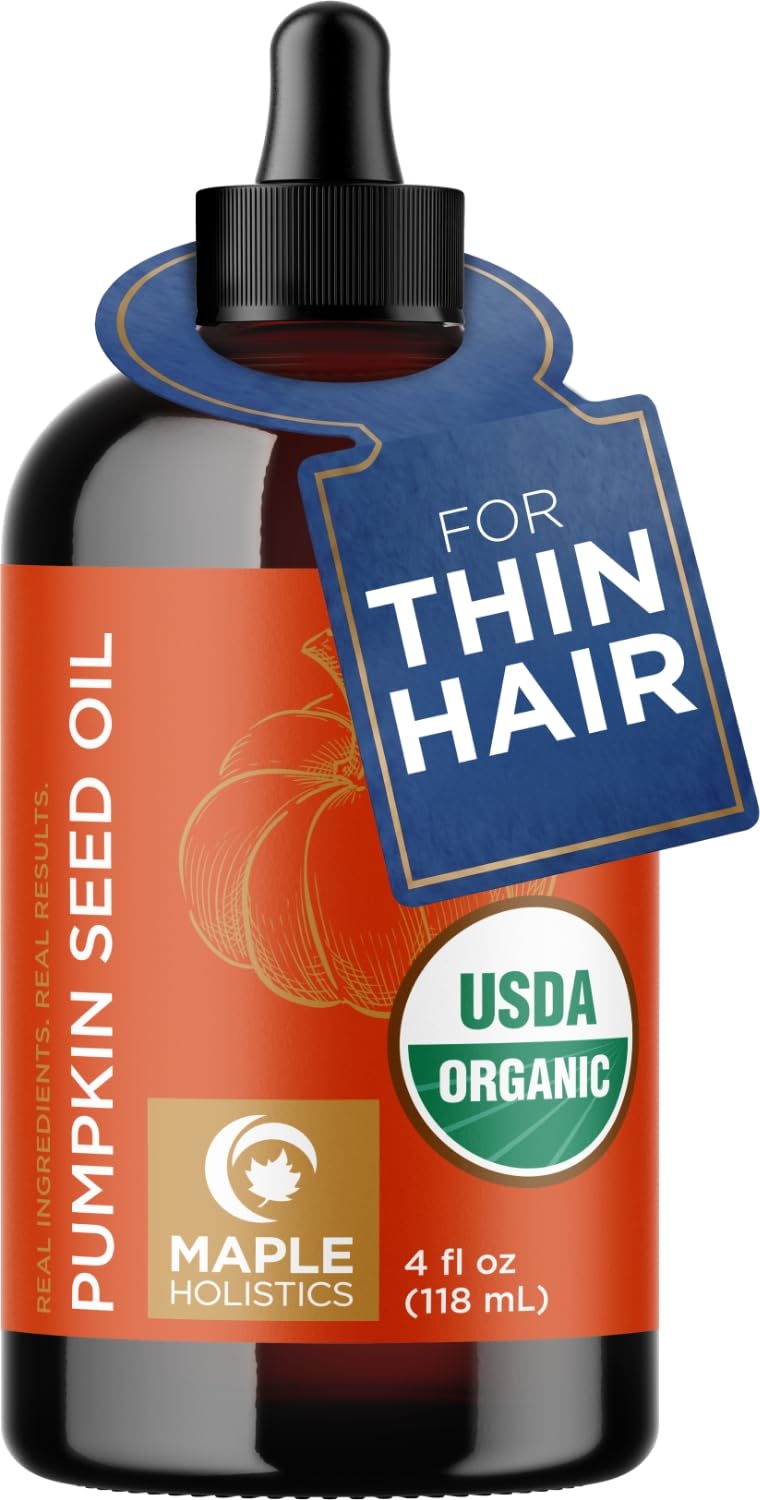 Maple Holistics Pumpkin Seed Oil 4oz front view