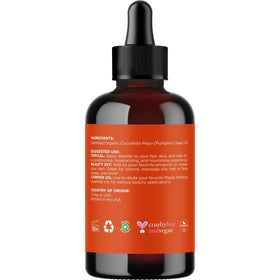 Maple Holistics Pumpkin Seed Oil 4oz with dropper