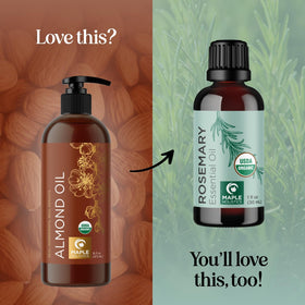 Maple Holistics Sweet Almond Oil 16oz lifestyle scene
