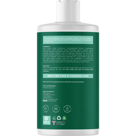 Maple Holistics Volumizing Biotin Shampoo 16 Fl Oz on a bathroom shelf