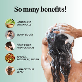 Maple Holistics Volumizing Biotin Shampoo and Conditioner set side view