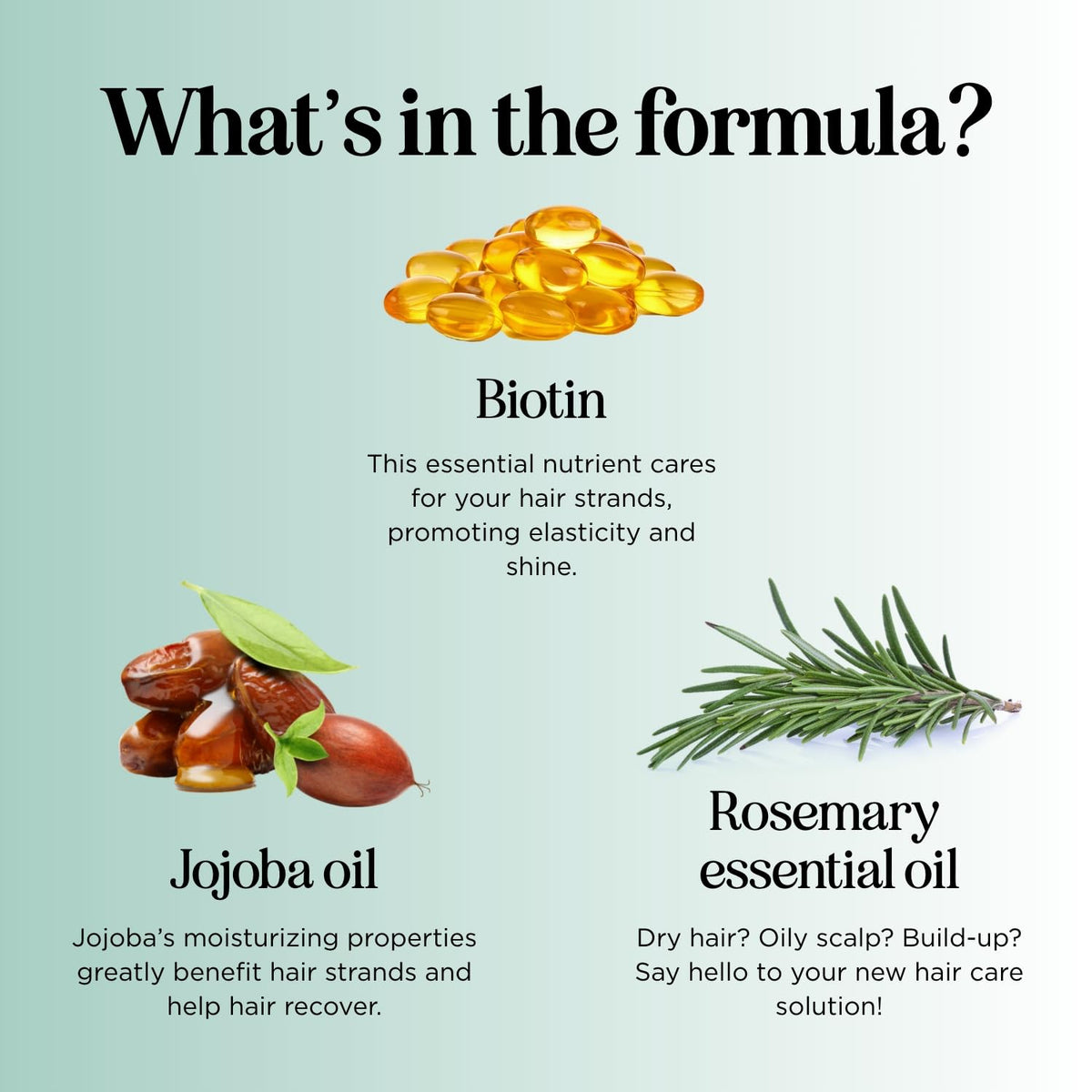 Maple Holistics Volumizing Biotin Shampoo application on hair