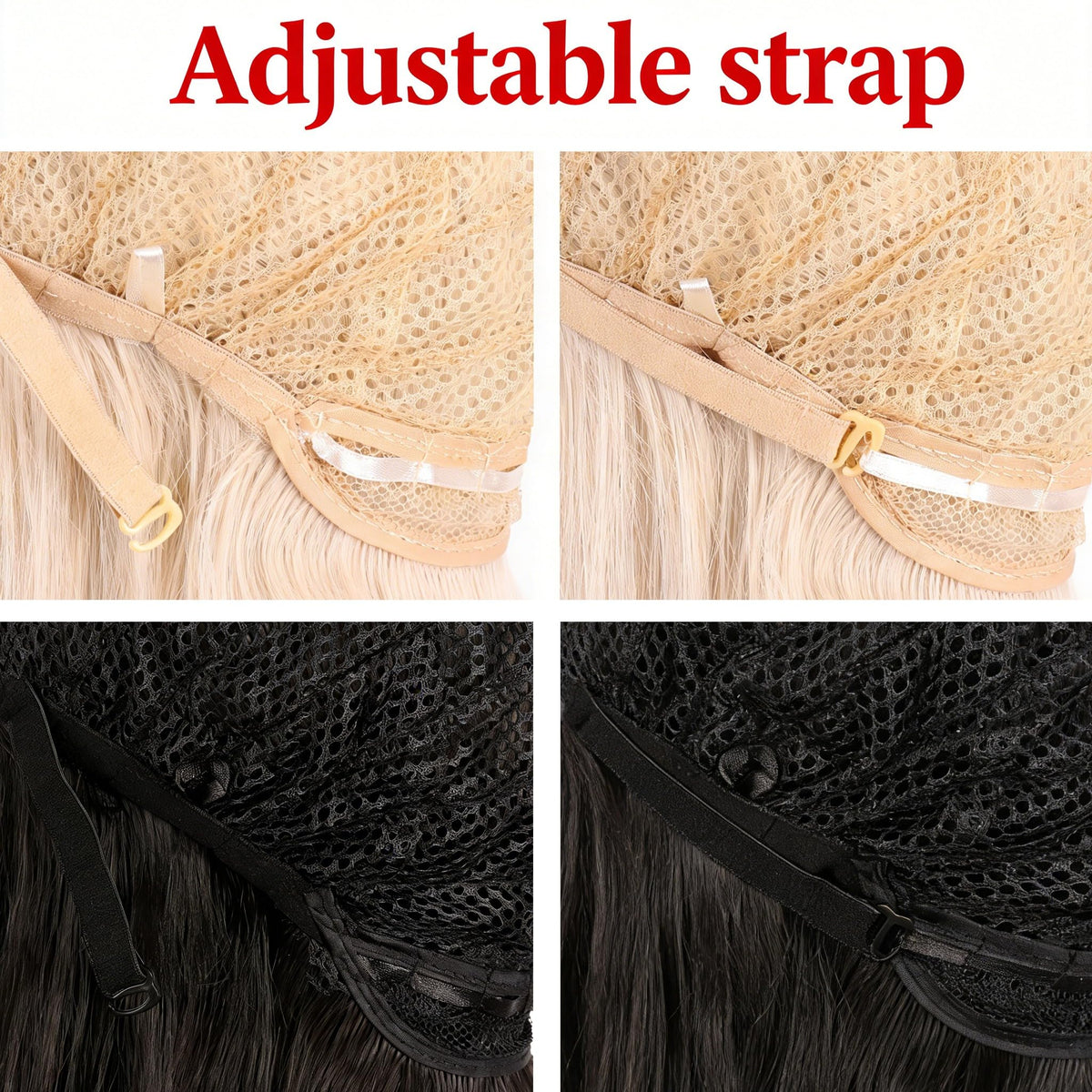 MapofBeauty 12 Inch Blonde Straight Bob Wig styled with accessories