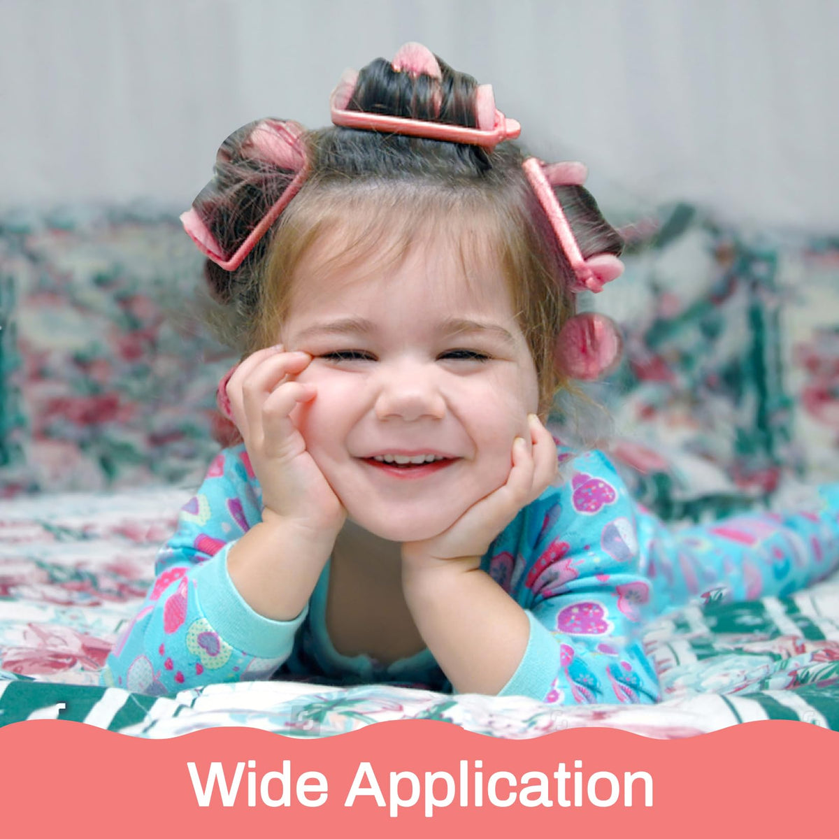 MAQIHAN hair rollers with flexible plastic frame detail