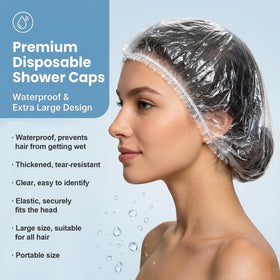 MAQIHAN shower cap used as shoe cover