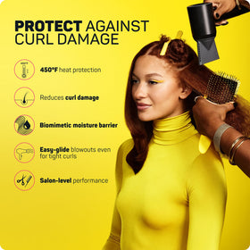 Marc Anthony Curl to Straight Ultimate Blowout spray nozzle close-up