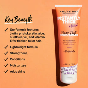 Marc Anthony Instantly Thick Biotin Conditioner 8.45 oz back view