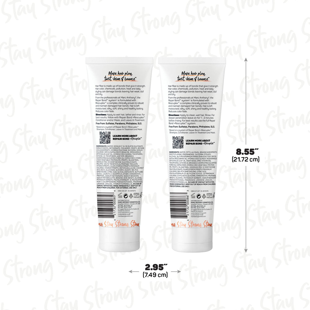 Marc Anthony Repairing Conditioner bottle with pump