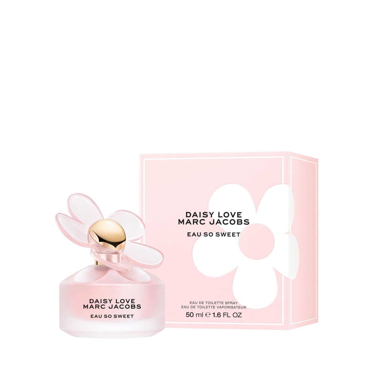 Marc Jacobs Daisy Love Eau So Sweet Eau de Toilette on vanity table