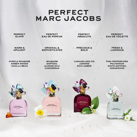 Marc Jacobs Perfect Eau de Parfum packaging with pink accents