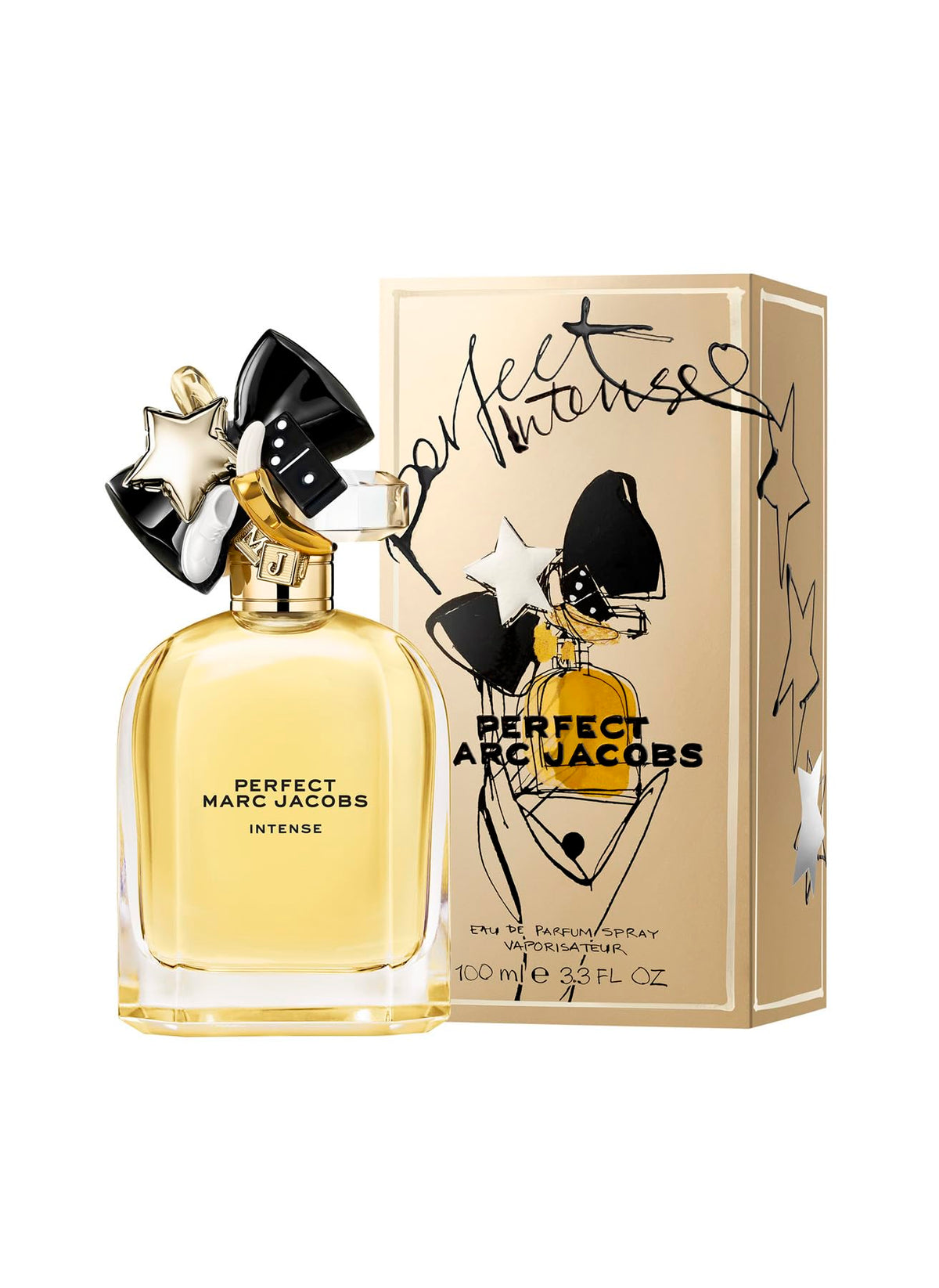 Marc Jacobs Perfect Intense Eau de Parfum 3.3 fl oz bottle side view