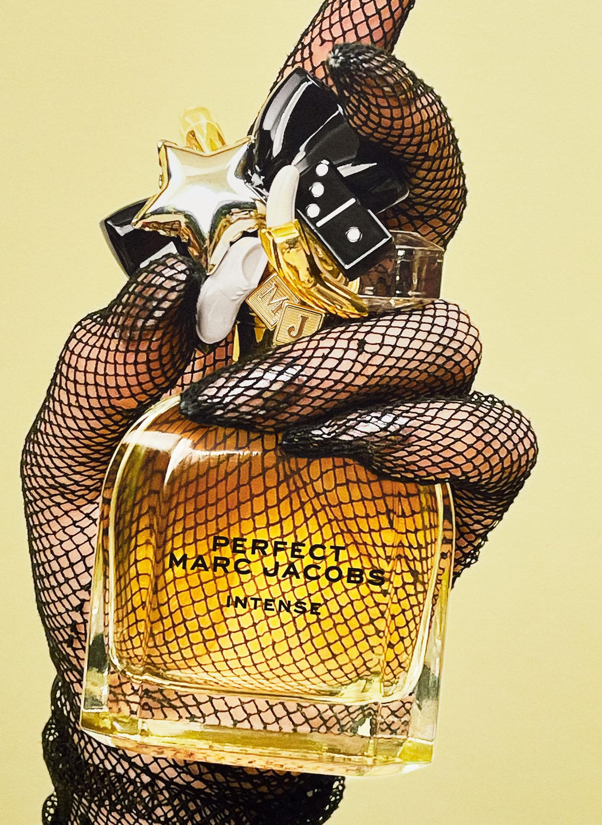 Marc Jacobs Perfect Intense Eau de Parfum 3.3 fl oz on a vanity