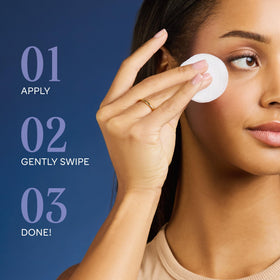 MARCELLE Gentle Eye Makeup Remover Pads in a lifestyle setting