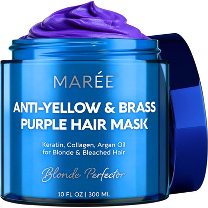 MAREE Anti Yellow Purple Hair Mask 431g front view