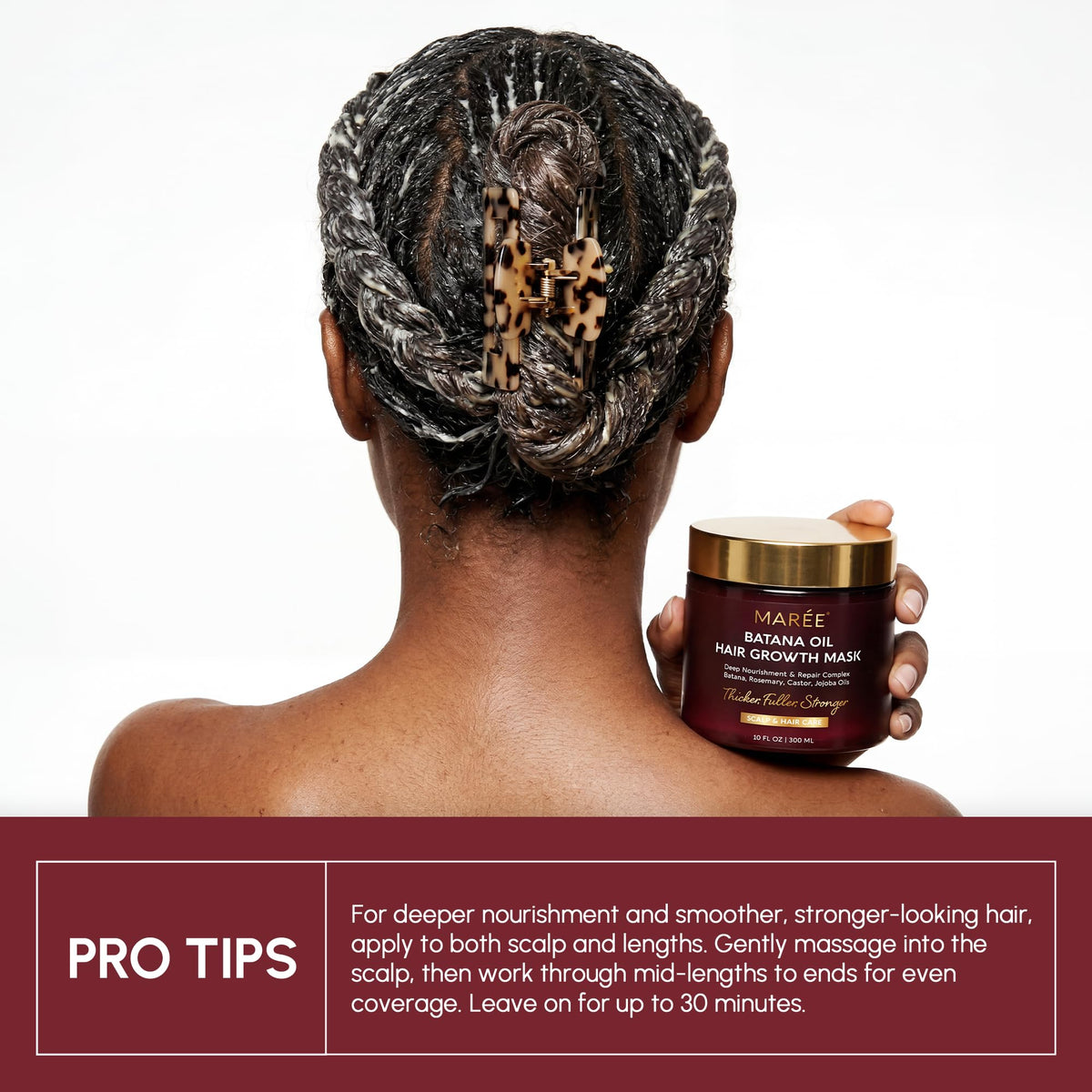 MAREE Deep Conditioning Hair Mask packaging and jar
