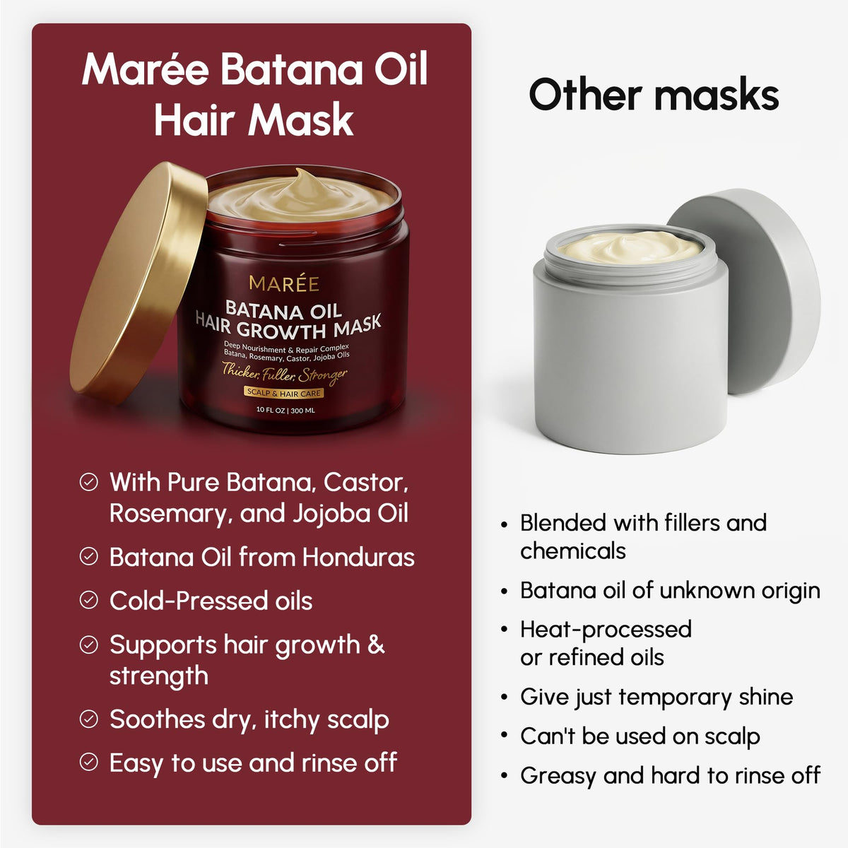 MAREE Deep Conditioning Hair Mask with coconut oil