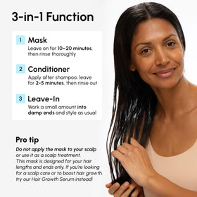 MAREE Deep Conditioning Hair Mask with hair care products