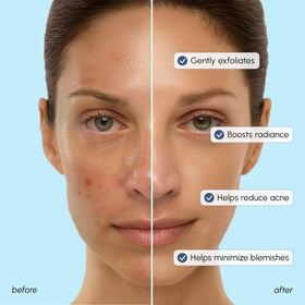 MAREE Glycolic Acid Exfoliating Toner application on skin