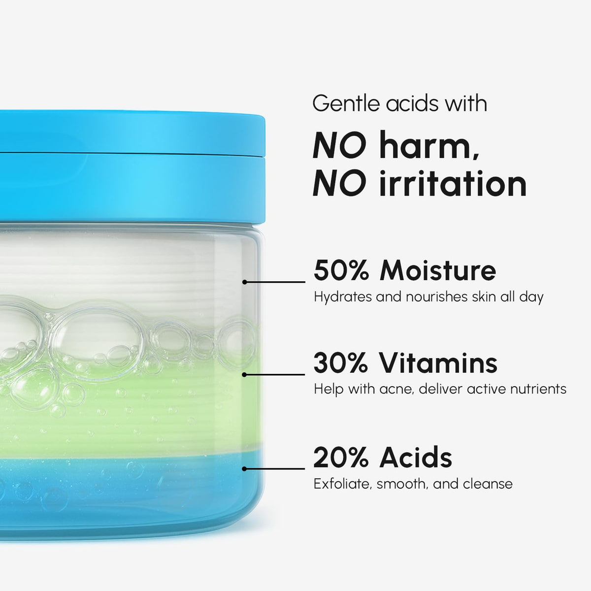 MAREE Glycolic Acid Pads 2 Pack displayed on a bathroom counter