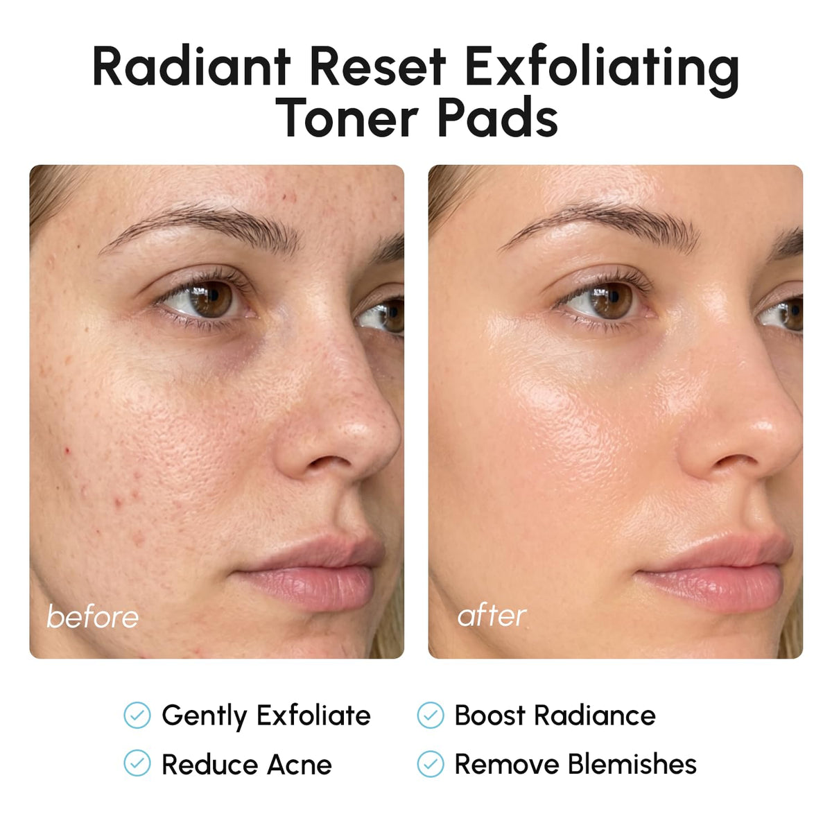 MAREE Glycolic Acid Pads ingredients list on packaging