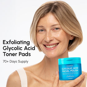 MAREE Glycolic Acid Pads open pack showing pads