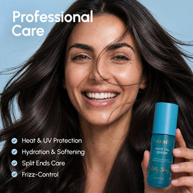 MAREE Hair Oil 50ml back view with ingredient list