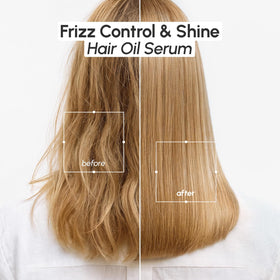 MAREE Hair Oil 50ml side view showing pump dispenser