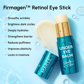 MAREE Under Eye Balm Stick application on skin