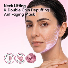 MAREE V Line Lifting Mask displayed on a model's neck