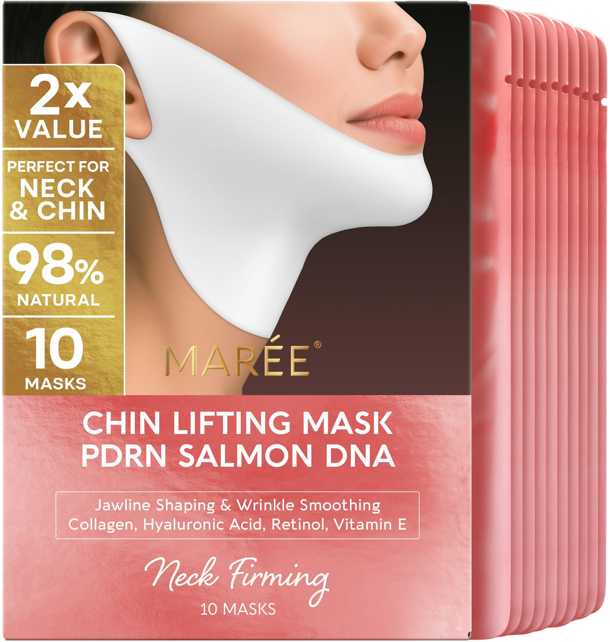 MAREE V Line Lifting Mask front view packaging