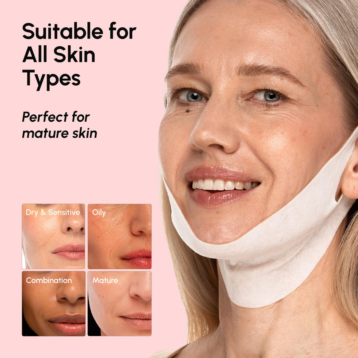 MAREE V Line Lifting Mask with user instructions