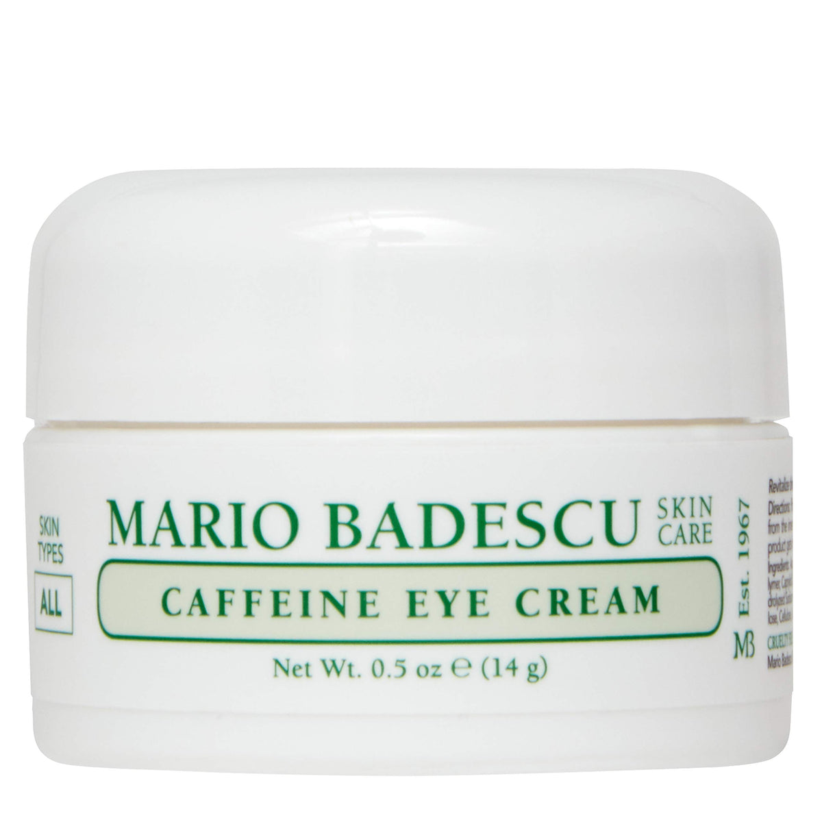 Mario Badescu Caffeine Eye Cream 0.5 Oz front view