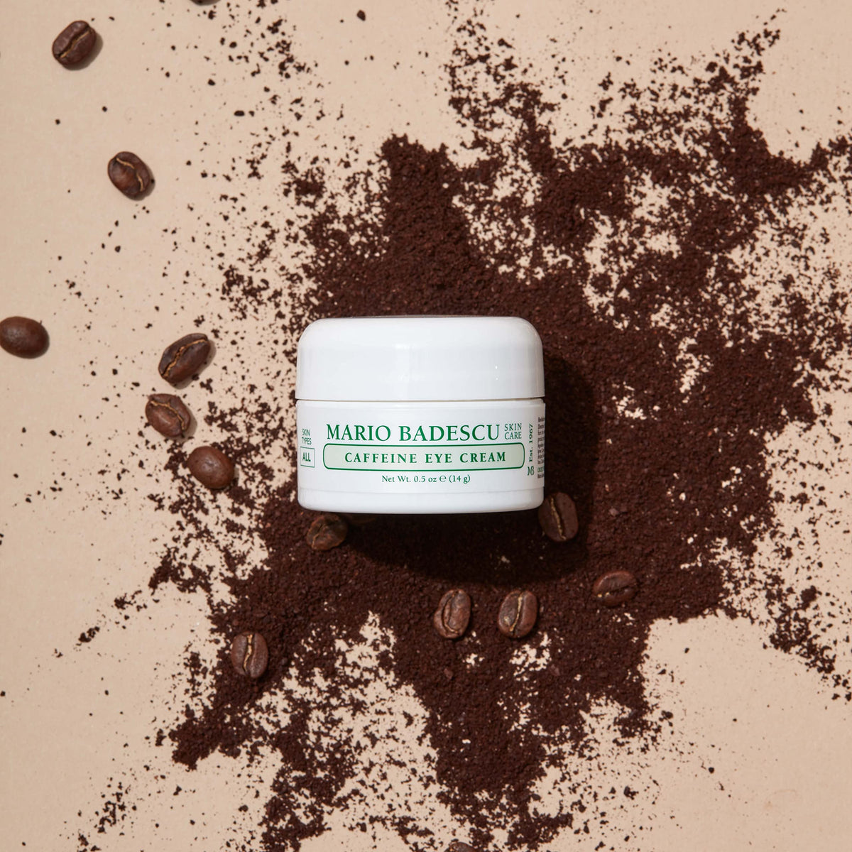 Mario Badescu Caffeine Eye Cream in bathroom setting