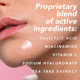 Mario Badescu Drying Lotion application with cotton swab