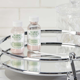 Mario Badescu Drying Lotion in use at night