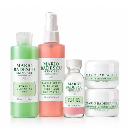 Mario Badescu Essentials 5 Piece Skincare Gift Set front view