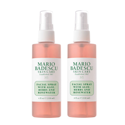 Mario Badescu Facial Spray 4 FL OZ front view with rose water