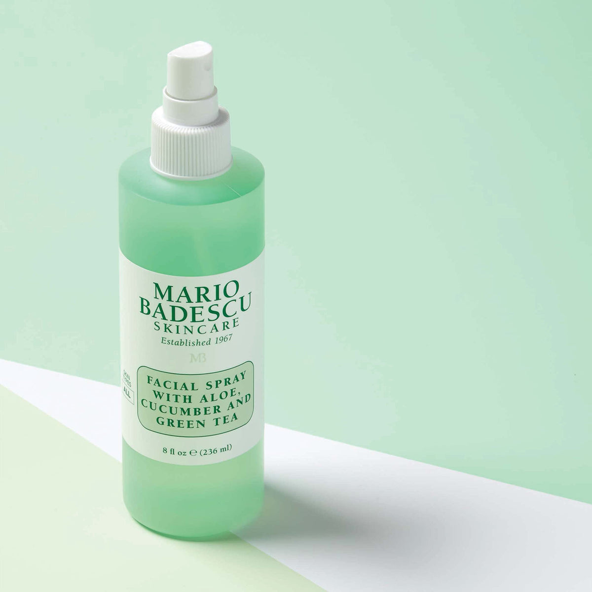 Mario Badescu Facial Spray misting application