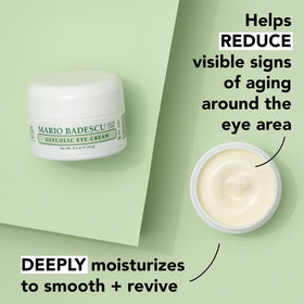 Mario Badescu Glycolic Eye Cream application on skin