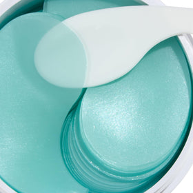 Mario Badescu Hydrogel Under Eye Patches in use during self-care routine