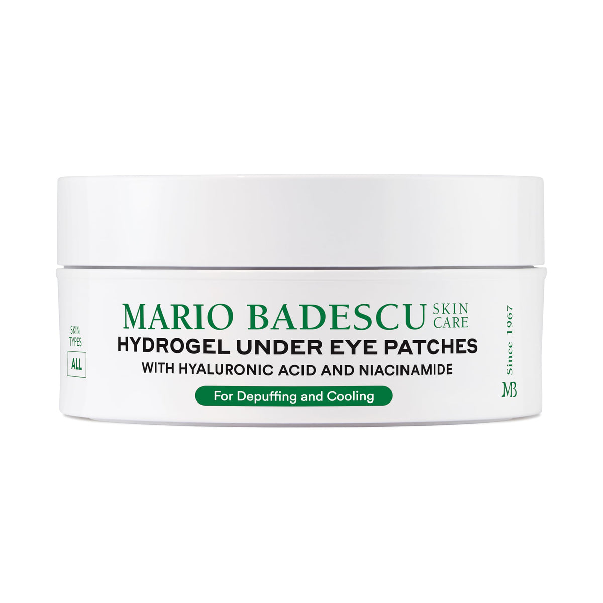 Mario Badescu Hydrogel Under Eye Patches with a soothing background