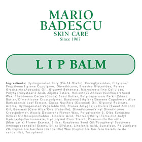 Mario Badescu Lip Balm on a wooden surface