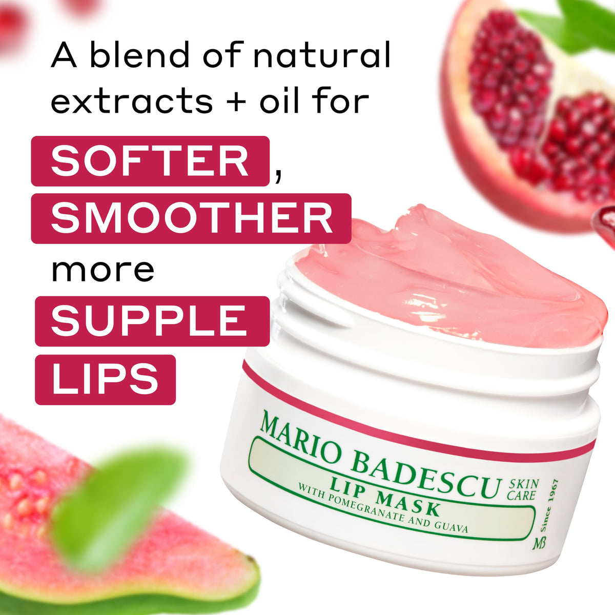 Mario Badescu Lip Mask 0.5oz opened showing texture