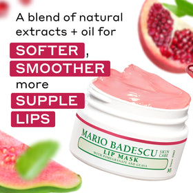 Mario Badescu Lip Mask 0.5oz opened showing texture