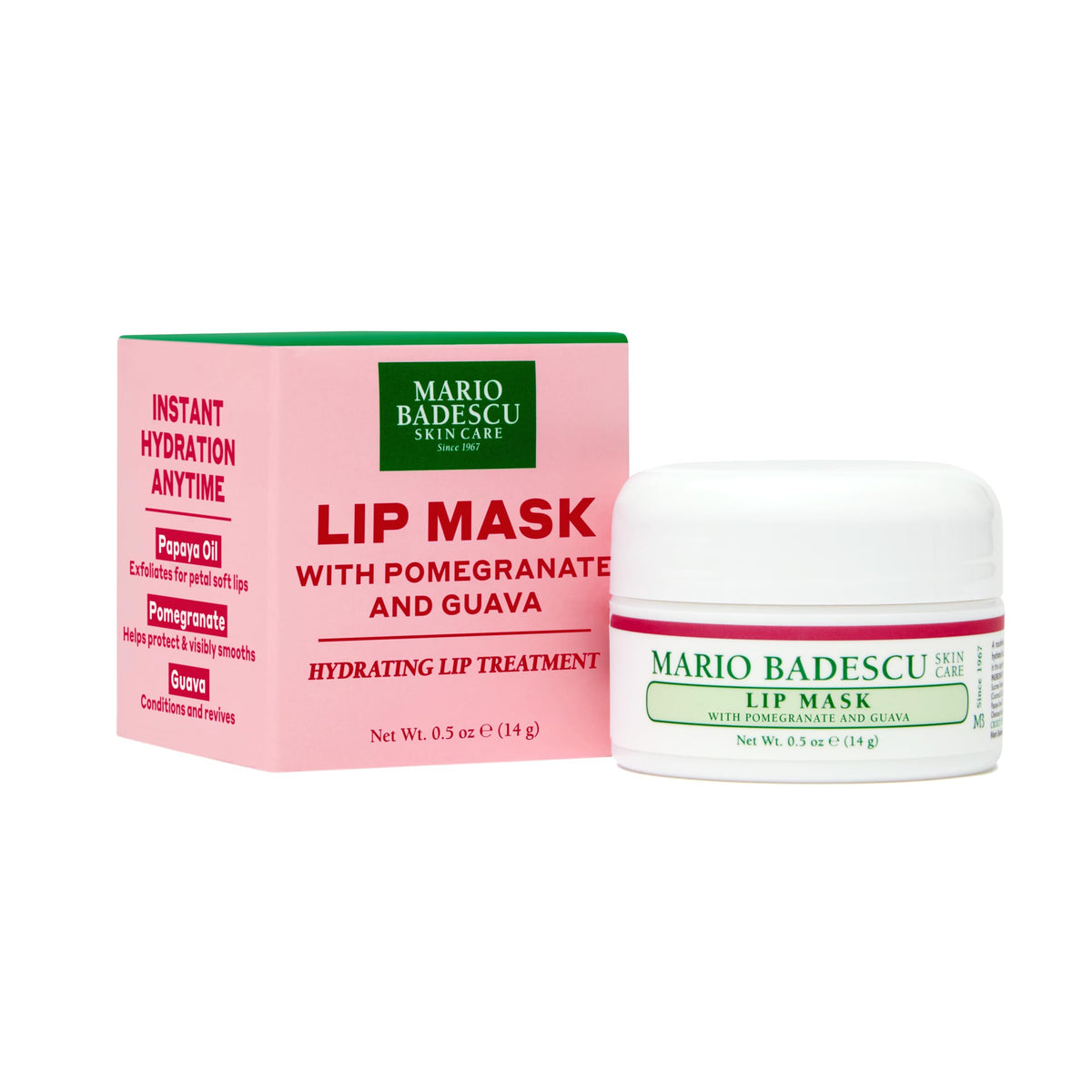 Mario Badescu Lip Mask 0.5oz with pomegranate and guava